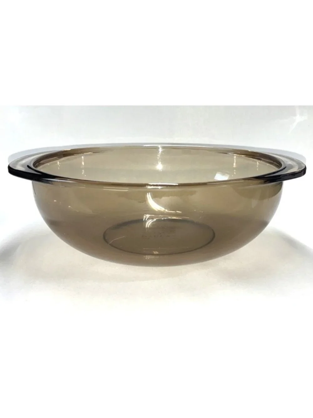 VTG 70-80s PYREX 024 2L Amber Brown Glass Bowl Casserole Dish Clean! #t